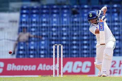 Shafali Verma plays a shot